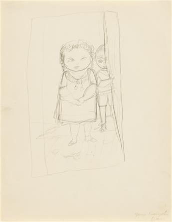 YASUO KUNIYOSHI (1889-1953) Girl and Boy.